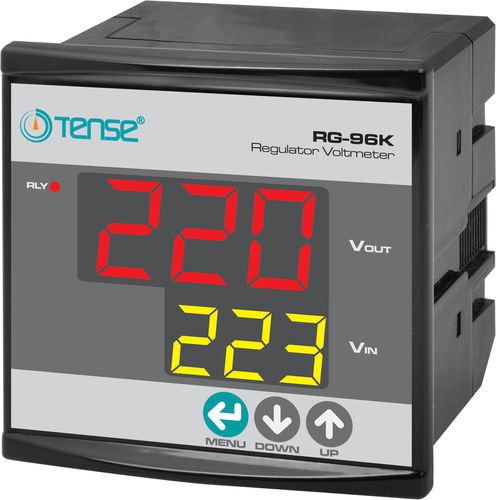 Voltímetro digital - RG-96K - Tense Electronic - para montagem em painel / CA / com regulador