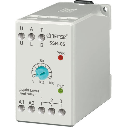 Relé de controle de nível - SSR-05  - Tense Electronic - para trilho DIN / para montagem em painel / ajustável