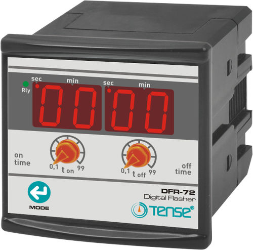 Relé temporizado digital - DFR-72 - Tense Electronic - analógico / com retardo na energização (on delay) / com retardo na desenergização (off-delay)