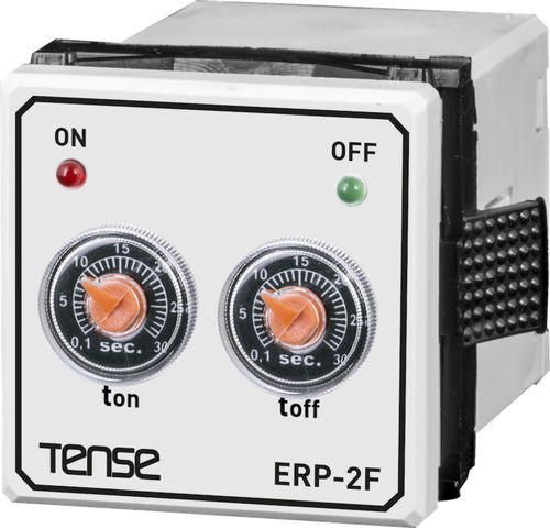 Relé temporizador intermitente - ERP-2F - Tense Electronic - analógico / para montagem em painel / ajustável