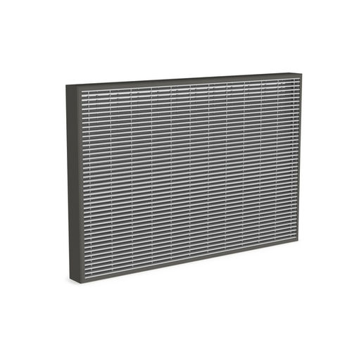 Grelha de ventilação metálica - GE120-XL  - Rf-t - resistente ao fogo / retangular
