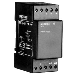 Fonte de alimentação elétrica para trilho DIN - MCS series - Brodersen Controls - CA/CC / regulada / chaveada