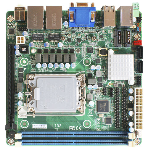 Placa-mãe mini-ITX - LI32-H6100 - Jetway Information Co., Ltd. - Intel® Celeron® / Intel® Pentium / Intel® Core i3