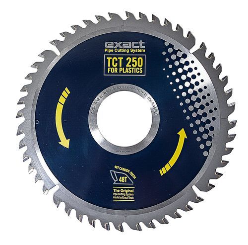 Lâmina para serra circular - TCT P250 - Exact Tools Oy - TCT / de plástico / para polietileno