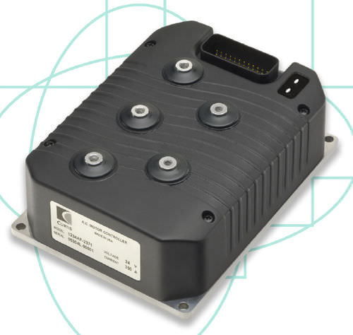 Controlador de velocidade para motor CA - 24 - 48 VDC, 200 - 350 A, IP65 | 1234E - Curtis Instruments