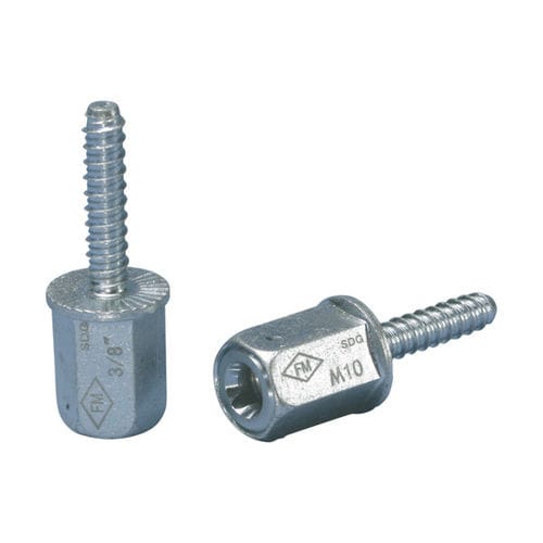 Parafuso de porca de ancoragem - CRLAM8EG series - ERICO - com rosca / de cabeça sextavada / cabeça com sextavado interno