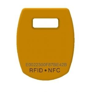 Etiqueta RFID - 13234 - YOKE INDUSTRIAL CORP - à prova de água / em poliamida / amarela