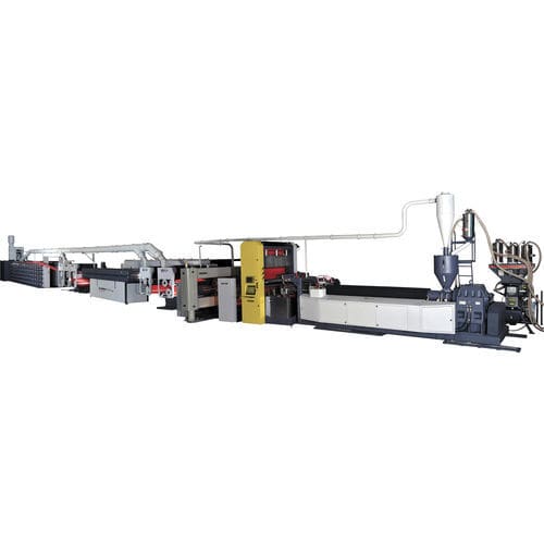 Linha de extrusão de 3 camadas - duotec series - Lohia Corp Limited - de fitas / para termoplásticos / para pesquisa e desenvolvimento