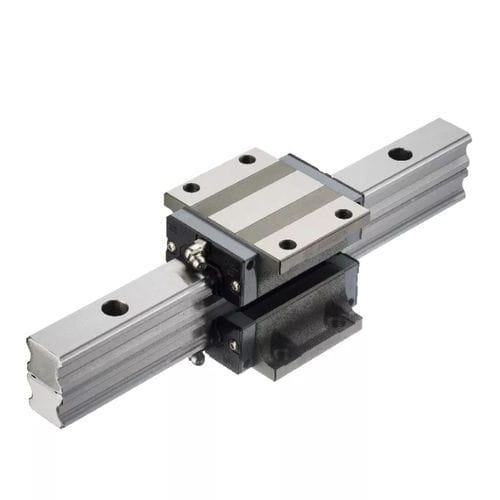 Guia linear com patim - BGX series - STAF - com quatro carreiras de esferas recirculantes / em aço / de alta precisão