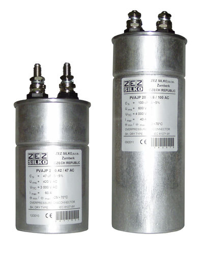Capacitor de filme - ZEZ SILKO - cilíndrico / CA / de filtração