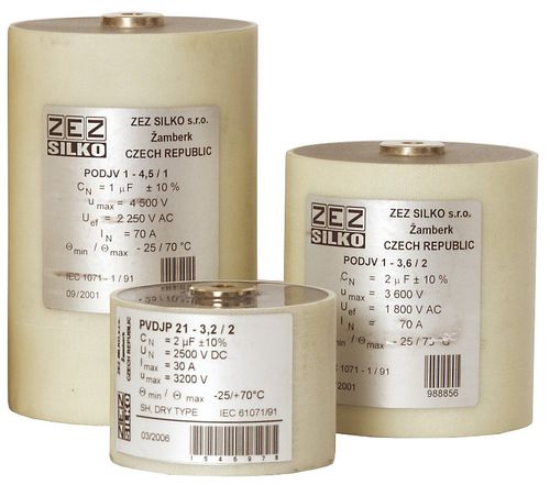 Capacitor de filme - ZEZ SILKO - cilíndrico / de circuito amortecedor / para IGBT