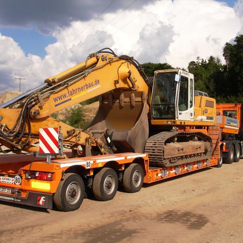 Semirreboque ultrarrebaixado - GigaMAX - Faymonville Distribution S.A. - Gooseneck / para máquinas / para turbina eólica