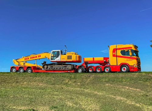 Semirreboque Gooseneck - GigaMAX - Faymonville Distribution S.A. - ultrarrebaixado / para máquinas / para turbina eólica