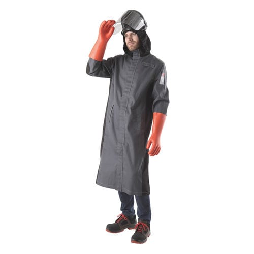 Jaleco de trabalho - AFG-2300 series - CATU - contra arcos elétricos / com Velcro® / para soldagem