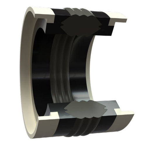 Vedação de pistão - PDE series - EVCO - com lábio / em NBR / em POM