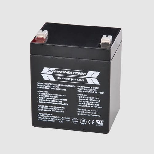 Bateria AGM - GIV1250HP - RP-Technik - RPower Batteries - retangular / CE / ISO