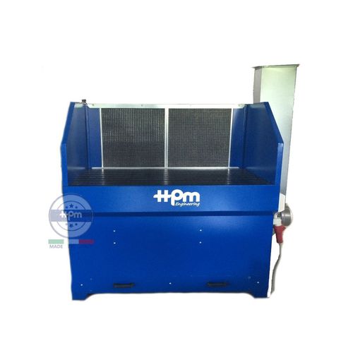 Mesa de aspiração para soldagem - DTFX series - HPM Engineering srl - para despoeiramento / para polimento / para polimento