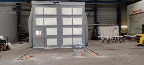 Cabine de pintura aberta - SPACE P - HPM Engineering srl - para peças de reposição / para veículos / para a indústria aeronáutica