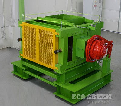Moinho para borracha - ECO Krumbuster® - ECO Green Equipment, USA - de rolos / horizontal / hidráulico