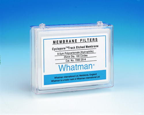 Cartucho filtrante para solventes - Cyclopore series - Whatman - para microfiltração / em poliéster / para aplicações de polímeros