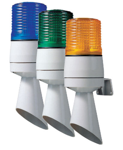 Buzzer de alarme IP54 - S60ADS series - Qlight Co., Ltd. - com luz de xênon