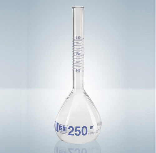 Frasco com indicador de nível - 18 - 1 010 ml  - Hirschmann Laborgeräte GmbH & Co. KG - em vidro borossilicato / para titulação