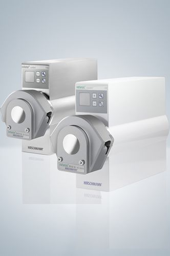 Bomba de laboratório - max. 500 rpm | rotarus® standard 100 series - Hirschmann Laborgeräte GmbH & Co. KG - peristáltica / para produtos químicos / com motor CC