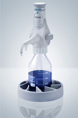Dispensador manual - 0.2 - 60 ml | ceramus® series - Hirschmann Laborgeräte GmbH & Co. KG - para frasco