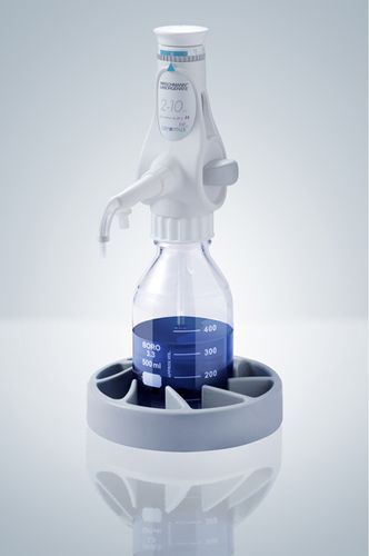 Dispensador manual - 2 - 10 ml | ceramus® HF - Hirschmann Laborgeräte GmbH & Co. KG - para frasco