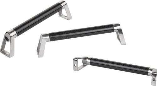 Puxador tubular - K0782 series - HEINRICH KIPP WERK GmbH & Co. KG - em carbono