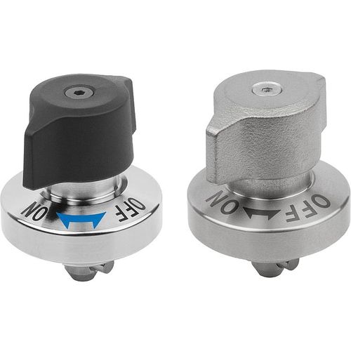 Fechadura com quarto de volta - K1558 series - HEINRICH KIPP WERK GmbH & Co. KG - para porta / em aço / em aço inoxidável