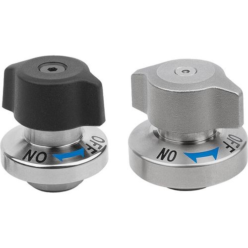 Fecho com quarto de volta - K1561 series - HEINRICH KIPP WERK GmbH & Co. KG - em aço / em aço inoxidável / em poliamida
