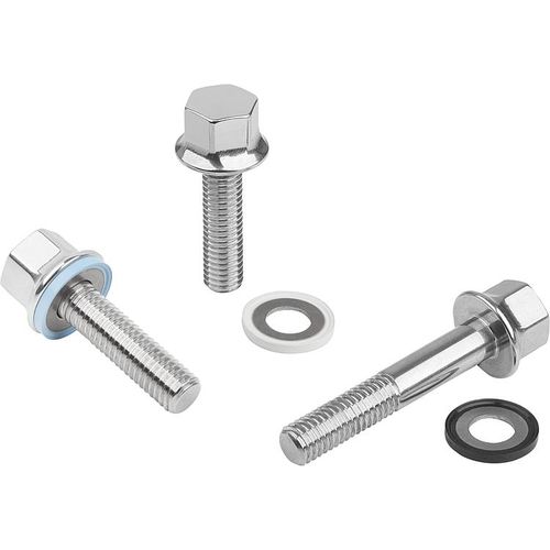 Parafuso de fixação - K1595 series - HEINRICH KIPP WERK GmbH & Co. KG - de cabeça sextavada / allen sextavado interno / em aço inoxidável
