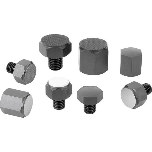 Pé de máquina - K0298 series - HEINRICH KIPP WERK GmbH & Co. KG - em aço / de posição