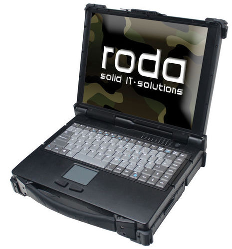 Computador portátil industrial - Rocky® RT9  - roda computer GmbH - Intel® Core™2 Duo / Intel® GMA 4500 MHD / totalmente robusto