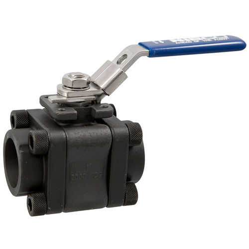 Válvula de esfera - KM-590-CS-R-66-FS-LL - NIBCO - de alavanca / de isolamento / para produtos químicos
