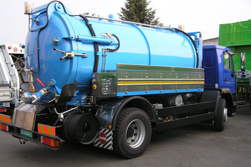 Tanque multifunção - ECO.ZETA - metálico / montado em caminhão / horizontal