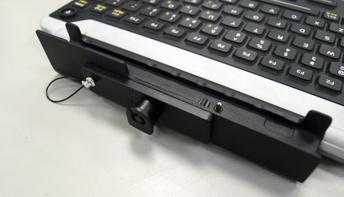 Teclado embutido - IK-PAN-FZG1-NB-V5 - IKEY Industrial Peripherals - com teclas mecânicas / com touchpad / robusto