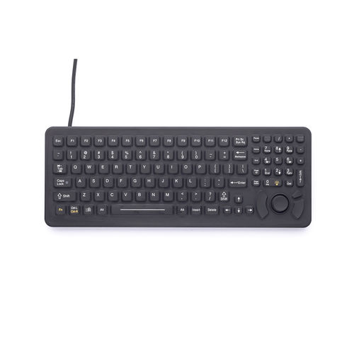Teclado de mesa - SK-102 - IKEY Industrial Peripherals - com outro dispositivo apontador / para uso médico / USB