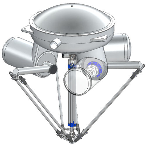 Robô Delta - D4-800-HD021-RH090 - Codian Robotics - de 4 eixos / pick-and-place / para a indústria alimentícia