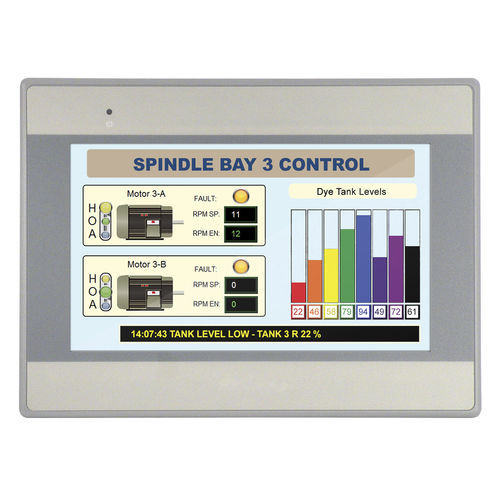 IHM com tela sensível ao toque resistiva - HMI5070L - Maple Systems - embutida / 800 x 480 / ARM Cortex-A8