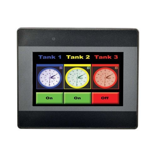 IHM com tela sensível ao toque resistiva - HMI5043LB - Maple Systems - embutida / 480 x 272 / RISC