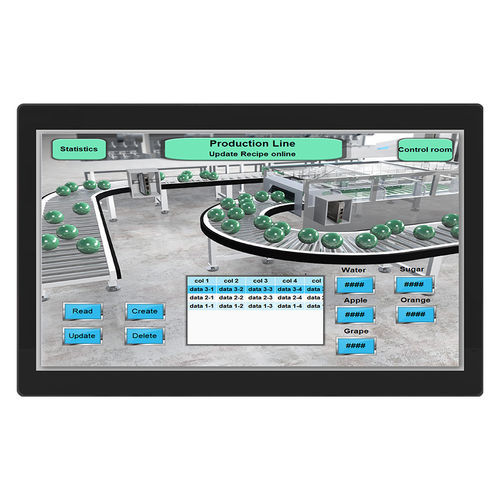 Painel PC LCD - PC1221AP - Maple Systems - com tela sensível ao toque capacitiva / 21" / Intel® Apollo Lake