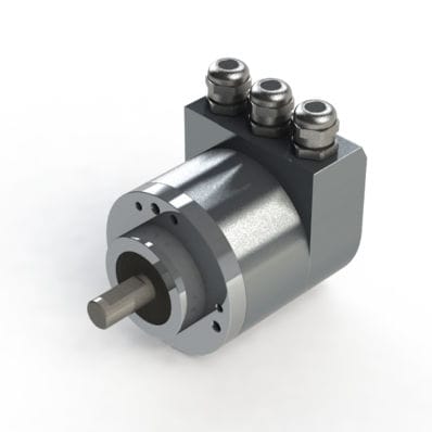 Encoder rotativo absoluto - BC 58  - Hohner Elektrotechnik GmbH - mecânico / 24 bits / 18 bits