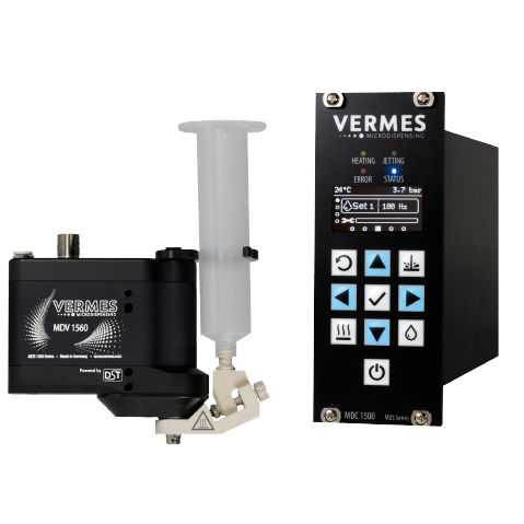 Microdosador para produtos de alta viscosidade - MDS 1560 - VERMES Microdispensing GmbH - volumétrico / com tecnologia de Ondas de Choque Dinâmicas / para a indústria eletrônica