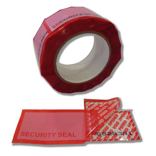Etiqueta de segurança - ROYAL PACK - em material plástico / de proteção