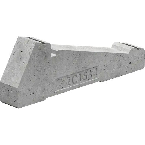 Estrutura de fixação fotovoltaica para terraço de cobertura - ZC1564 - Contact Italia srl - em concreto