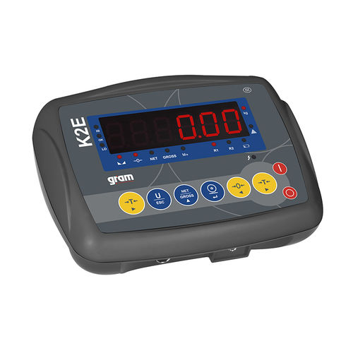 Indicador de peso com display LED - Gram  K2E  - Gram Group - embutido / de parede / RS-232
