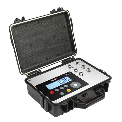 Indicador de peso com display LCD - Gram MK3 - Gram Group - portátil / RS-232 / com bateria