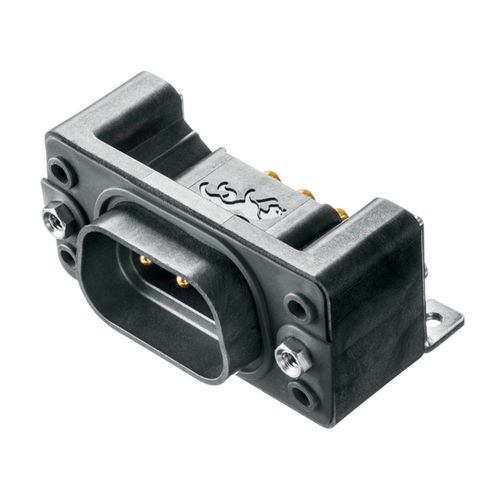 Conector híbrido - PA Series - Positronic Industries - PCB / retangular / fêmea